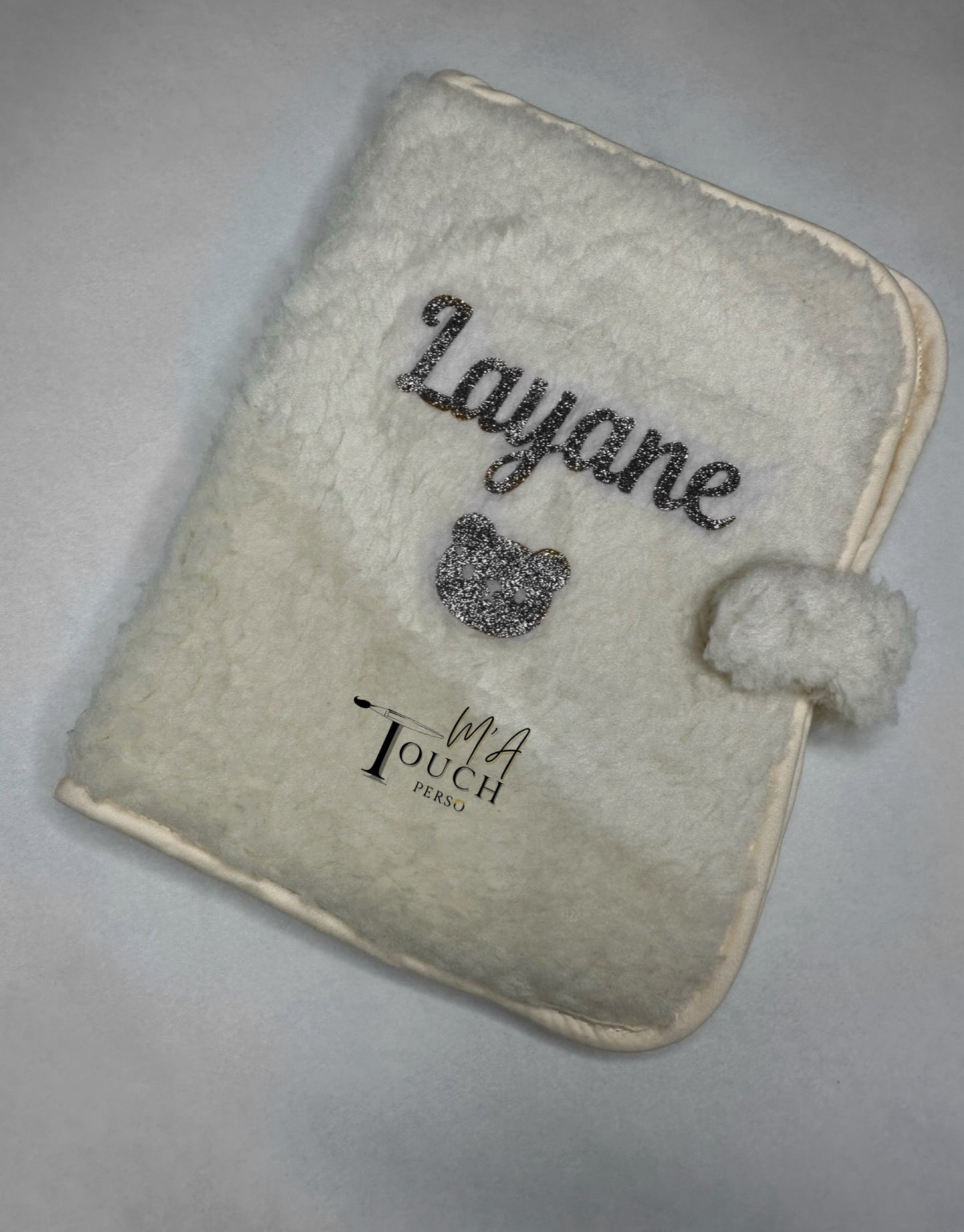 Protège carnet de santé en fourrure « Bear »
