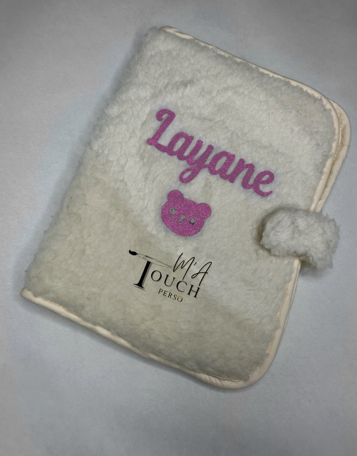Protège carnet de santé en fourrure « Bear »