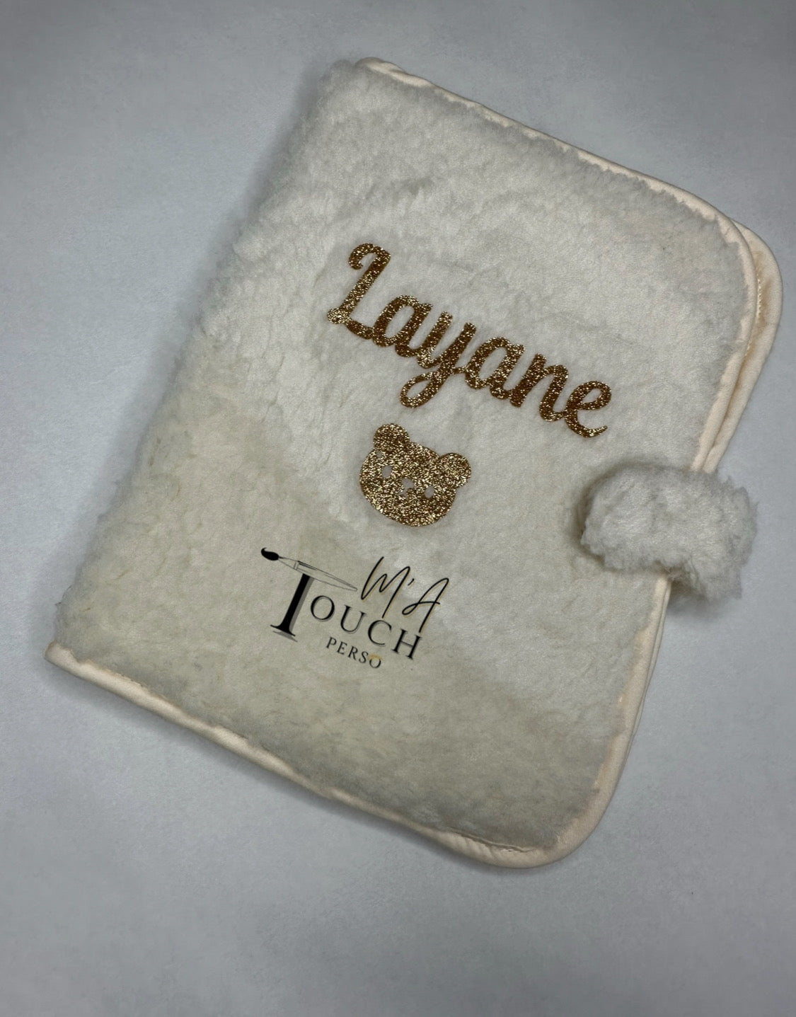 Protège carnet de santé en fourrure « Bear »