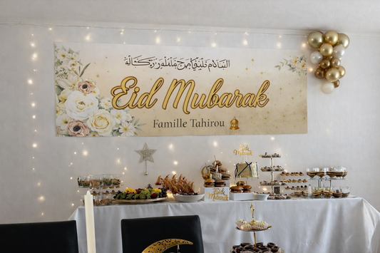 GRANDE Affiche/ Bâche murale Eïd « FLORITA »