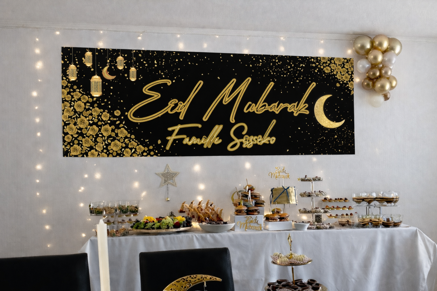 GRANDE Affiche/ Bâche murale Eïd « CHIC »